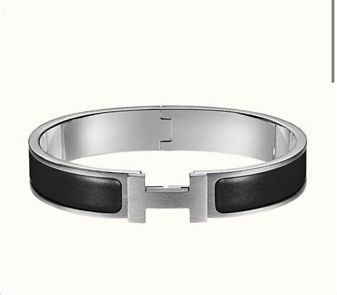 hermes silver bracelets for men